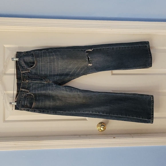 Levi's 559 Medium Wash Distressed Relaxed Fit Jeans 32x30 - Picture 5 of 12